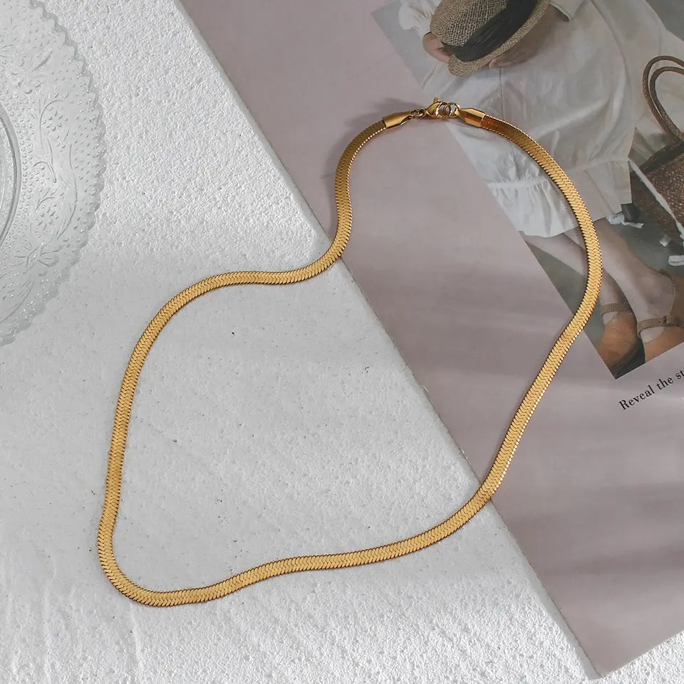 18KT Gold Plated Silk Chain - Atulya Jewellers