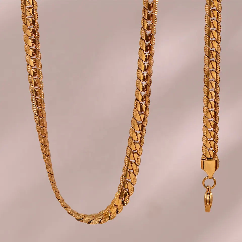18KT Gold Plated Kathie Chain - Atulya Jewellers