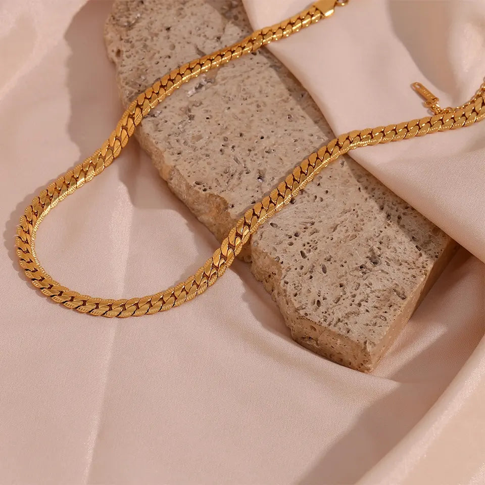 18KT Gold Plated Kathie Chain - Atulya Jewellers
