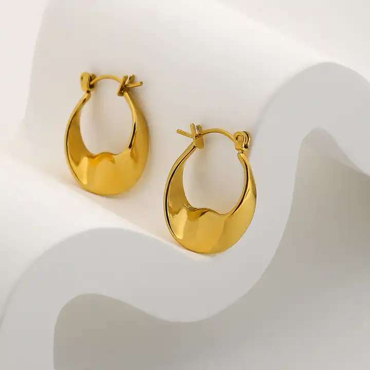 18KT Gold Plated Taylor Earrings - Atulya Jewellers