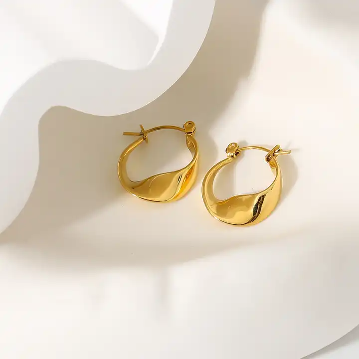 18KT Gold Plated Taylor Earrings - Atulya Jewellers