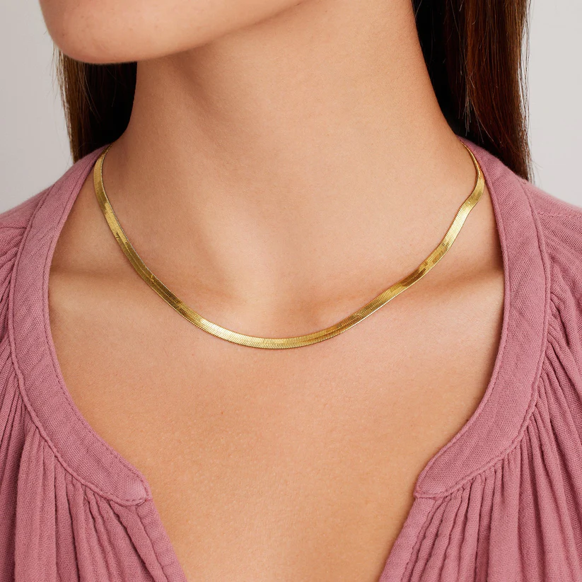 18KT Gold Plated Silk Chain - Atulya Jewellers