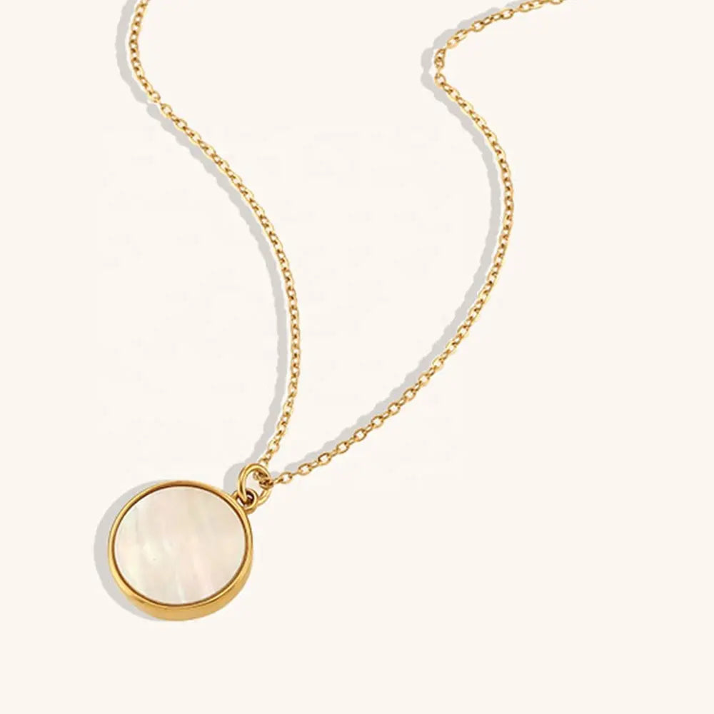 18KT Gold Plated Star Moon Necklace - Atulya Jewellers