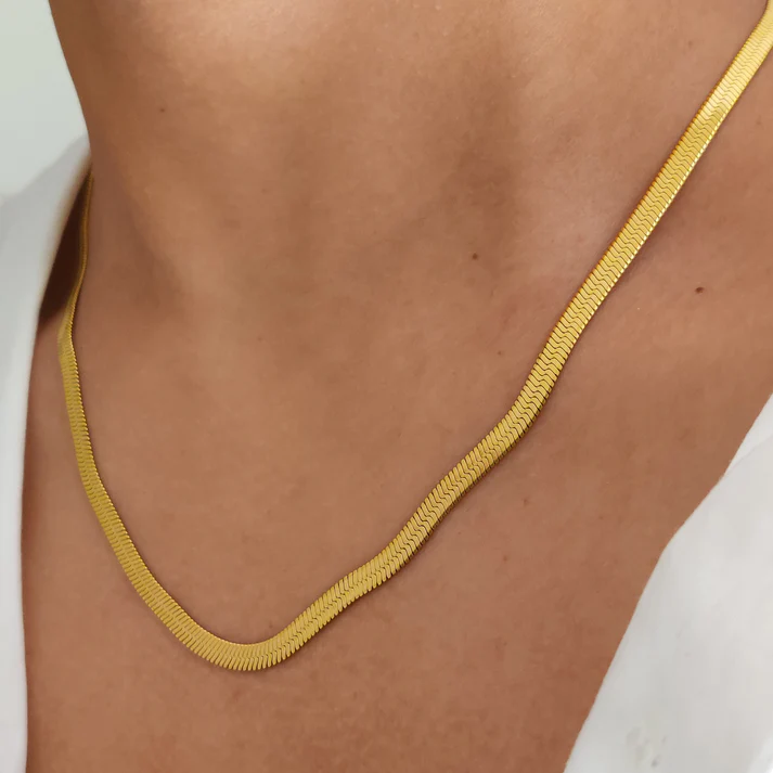 18KT Gold Plated Silk Chain - Atulya Jewellers