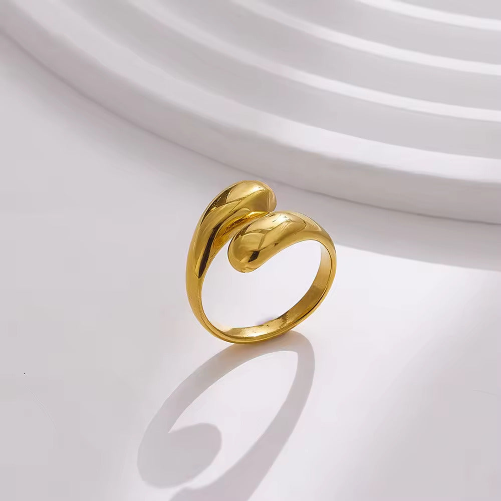 18KT Gold Plated Alisa Ring - Atulya Jewellers