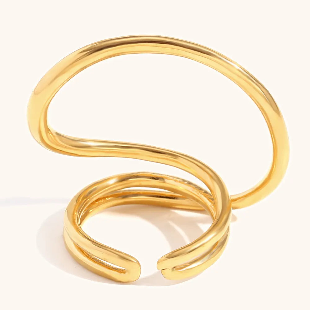 18KT Gold Plated Arden Ring - Atulya Jewellers