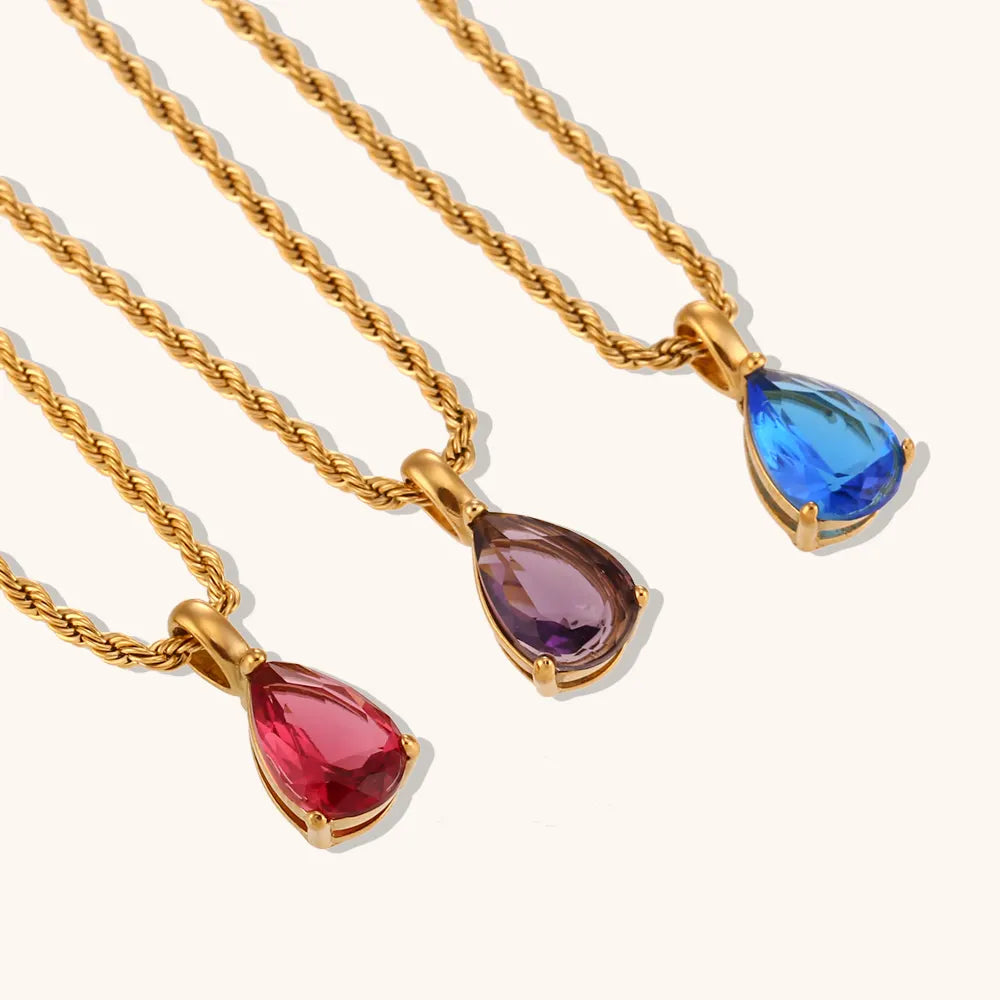18KT Gold Plated Velora Necklace - Atulya Jewellers