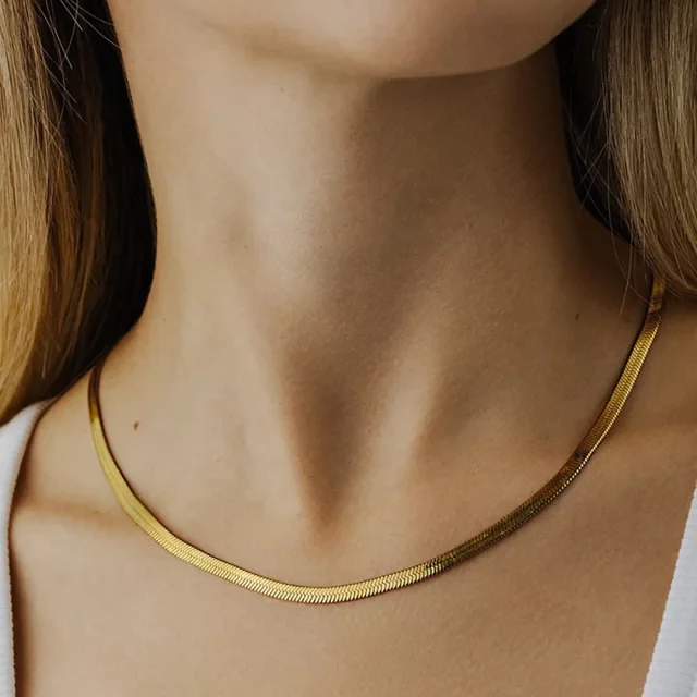 18KT Gold Plated Silk Chain - Atulya Jewellers