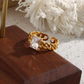 18KT Gold Plated Alex CZ Ring (Re-sizable)