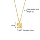 18KT Gold Plated Square Wave Necklace