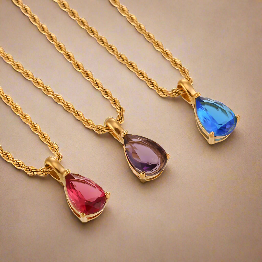 18KT Gold Plated Velora Necklace - Atulya Jewellers