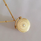 18KT Gold Plated Roman Compass Layered Necklace