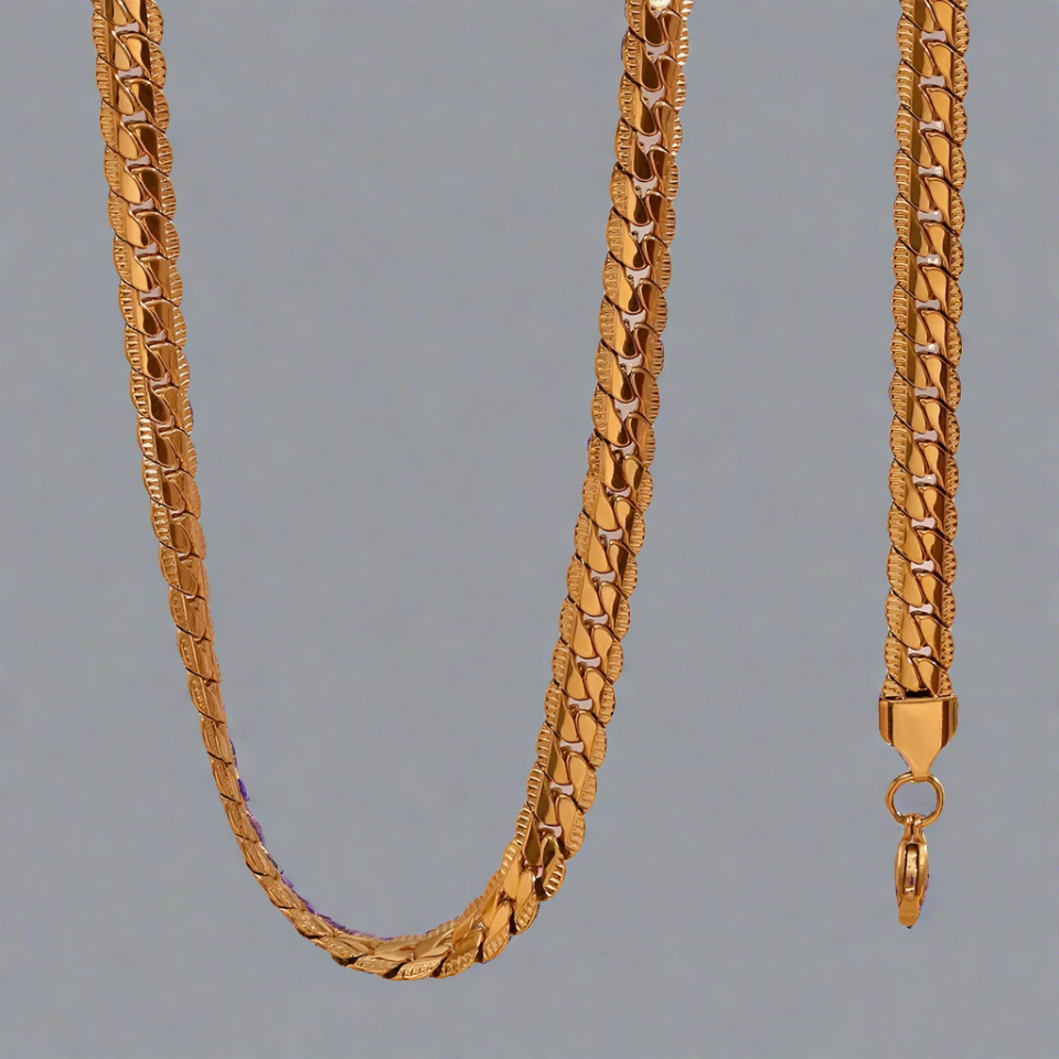 18KT Gold Plated Kathie Chain - Atulya Jewellers