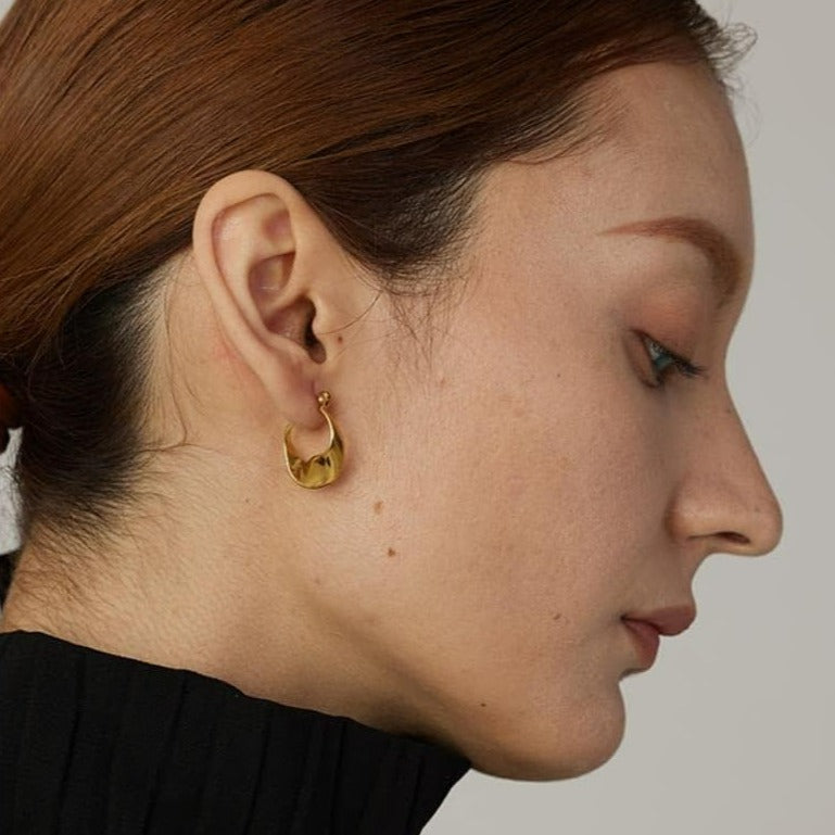 18KT Gold Plated Taylor Earrings - Atulya Jewellers