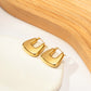 18KT Gold Plated Hand Bag Hoop Earrings
