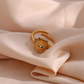 18KT Gold Plated Evil Eye CZ Ring (Re-sizable)