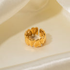 18KT Gold Plated Belle Ring (Re-sizeable) - Atulya Jewellers