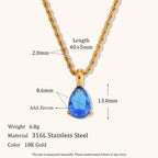 18KT Gold Plated Velora Necklace - Atulya Jewellers