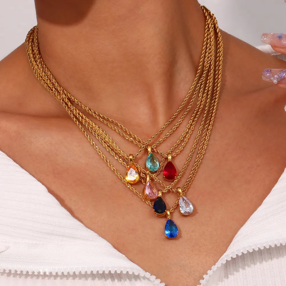 18KT Gold Plated Velora Necklace - Atulya Jewellers