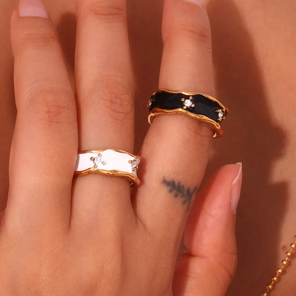 18KT Gold Plated Emily CZ Ring