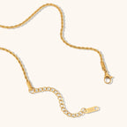 18KT Gold Plated Velora Necklace - Atulya Jewellers