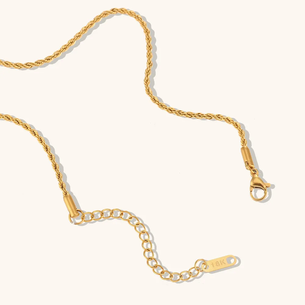 18KT Gold Plated Velora Necklace - Atulya Jewellers