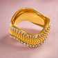 18KT Gold Plated Alaya CZ Ring