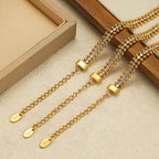 18KT Gold Plated Bead Tennis CZ Bracelet - Atulya Jewellers