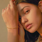 18KT Gold Plated Solid Snake Chain Bracelet - Atulya Jewellers