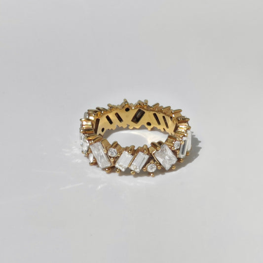 18KT Gold Plated Galaxy CZ Ring