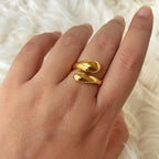 18KT Gold Plated Alisa Ring - Atulya Jewellers