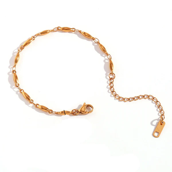 18KT Gold Plated Seed Chain Bracelet