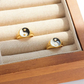 18KT Gold Plated Yin Yang Ring