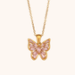 18KT Gold Plated Dainty Butterfly Necklace