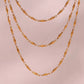 18KT Gold Plated Seed Chain