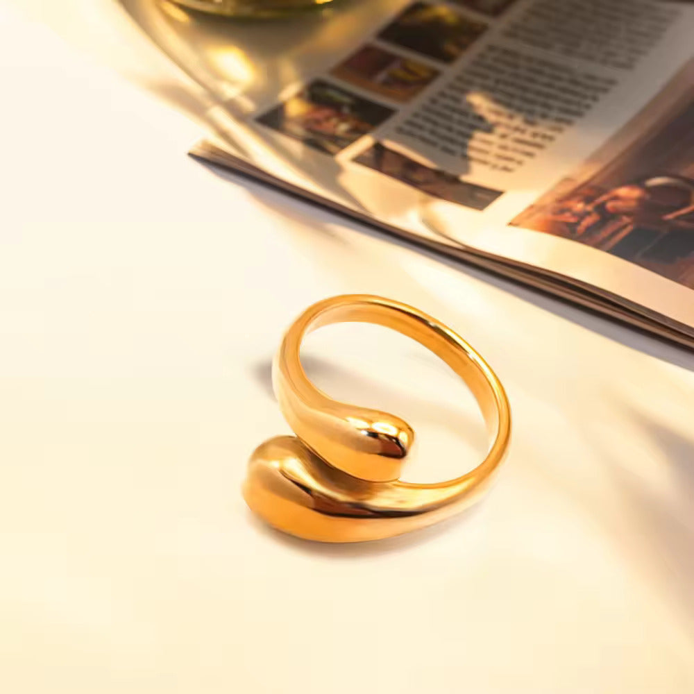 18KT Gold Plated Alisa Ring - Atulya Jewellers