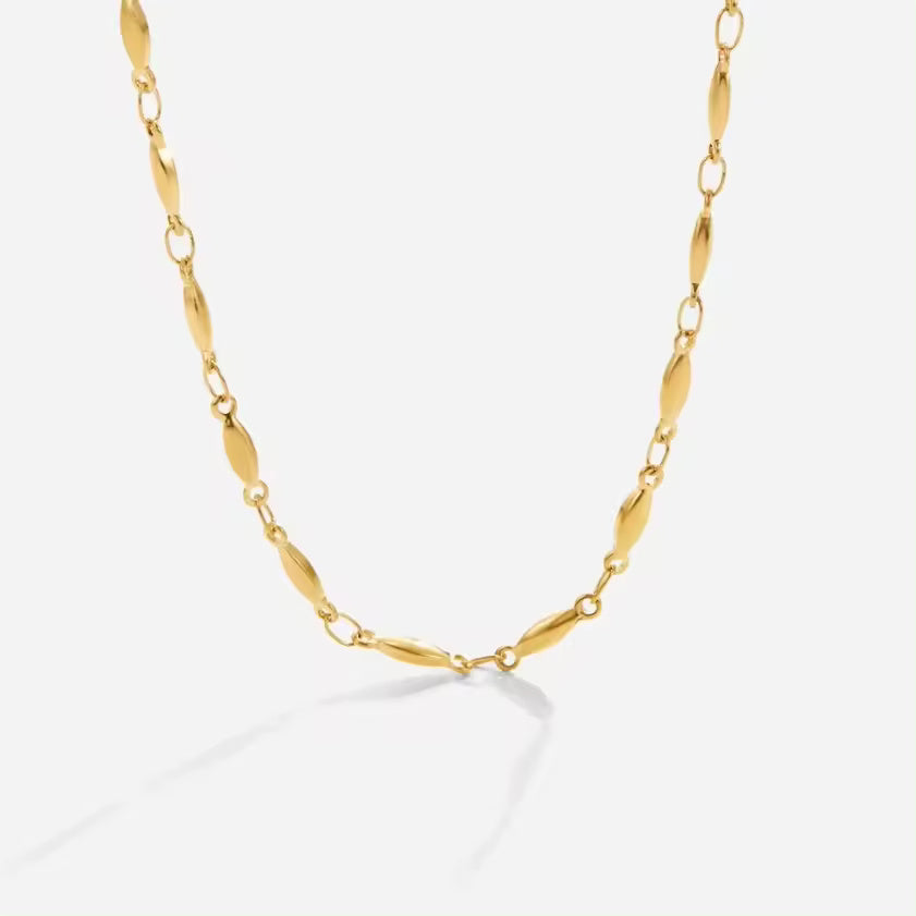 18KT Gold Plated Seed Chain