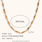 18KT Gold Plated Seed Chain 60cm - Atulya Jewellers