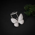 Flying Butterfly Diamond Ring - 18KT Gold Plated (Re-Sizable) Silver - Atulya Jewellers