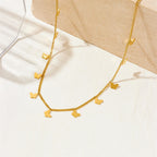 18KT Gold Plated Butterfly Charms Necklace - Atulya Jewellers