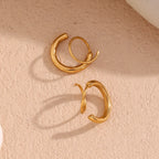 18KT Gold Plated Nora 2 in 1 Huggies - Atulya Jewellers