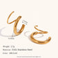 18KT Gold Plated Nora 2 in 1 Huggies