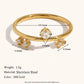 18KT Gold Plated Saylor CZ Ring