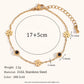 18KT Gold Plated Dainty Daisy Bracelet