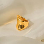18KT Gold Plated Saturn Ring - Atulya Jewellers