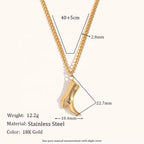 18KT Gold Plated Boot Necklace - Atulya Jewellers