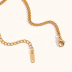 18KT Gold Plated Boot Necklace - Atulya Jewellers