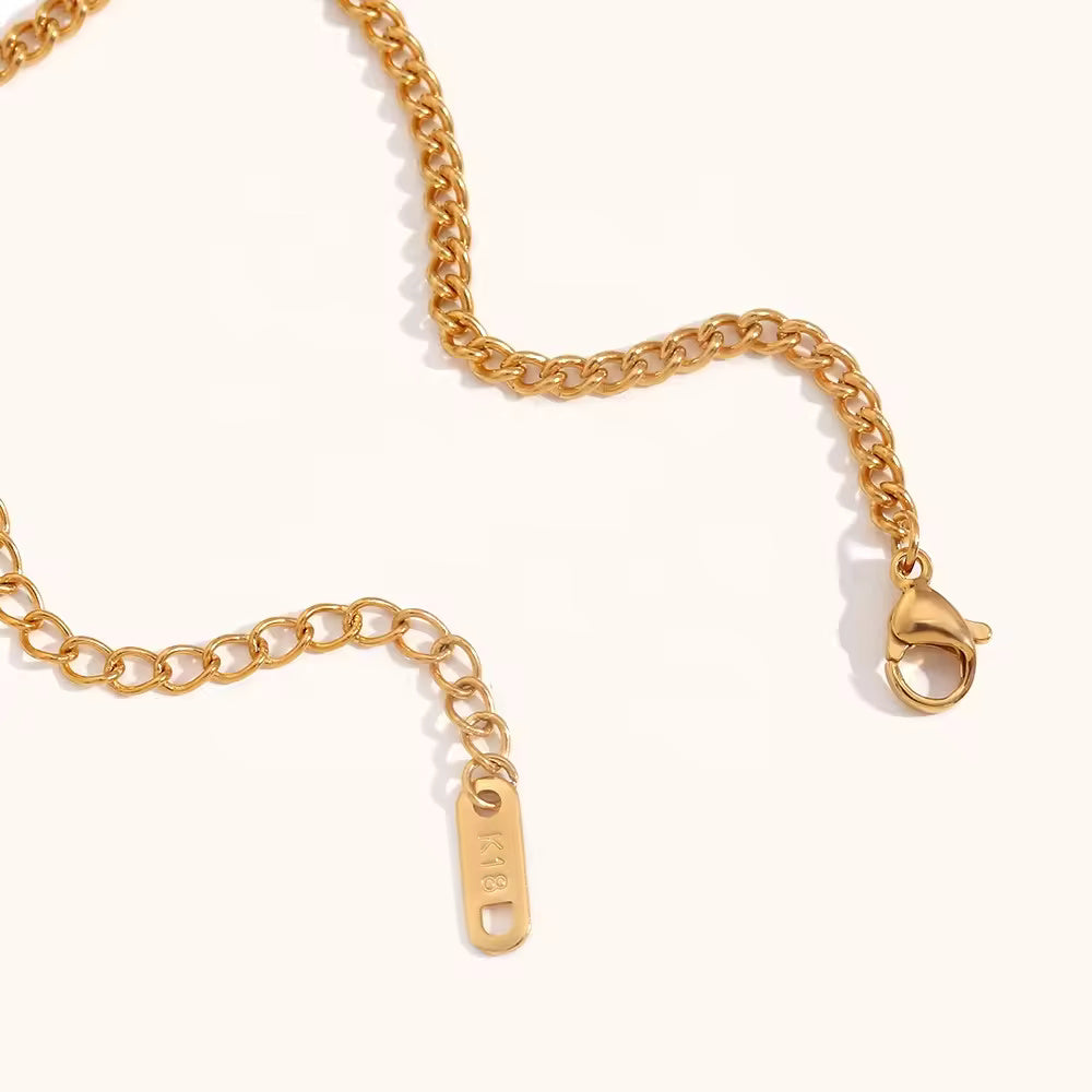 18KT Gold Plated Boot Necklace - Atulya Jewellers