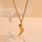 18KT Gold Plated Boot Necklace