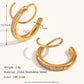 18KT Gold Plated Nora 2 in 1 CZ Huggies